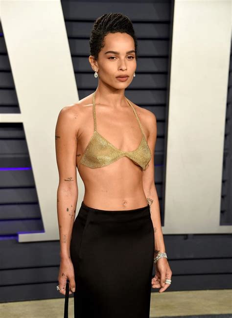 Zoe Kravitz Tits Are Seen At Oscars And Met Gala Scandal