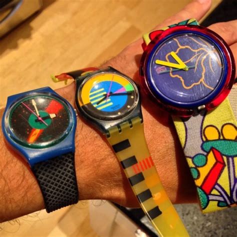 25 Things Cool People Wore In The 1980s Swatch Watch 80s Fashion