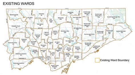 Toronto Ward Boundary Changes Options Report Released 5 Options R
