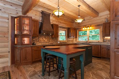 Modern Cabin Kitchen A Blend Of Rustic And Contemporary