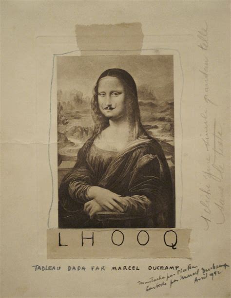 Book at monna lisa, florence. L.H.O.O.Q. - Wikipedia