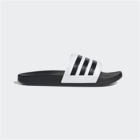 Adidas Adilette Comfort Slides White Adidas Uae