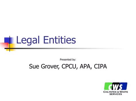 Ppt Legal Entities Powerpoint Presentation Free Download Id6814274