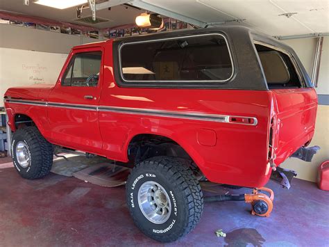 My ‘78 Bronco Is Almost Done It Rolled Out Of The Shops In October