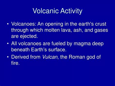 Ppt Volcanic Activity Powerpoint Presentation Free Download Id2999894