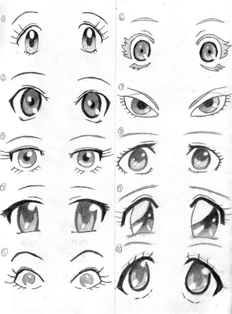 Anime style tutorial / step by step. How To Draw Female Eyes Step By Step | Online Drawing Lessons | Easy anime eyes, How to draw ...