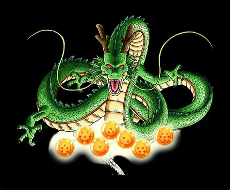 Dragon Ball Shenron Digital Art By George M Stoddard Pixels