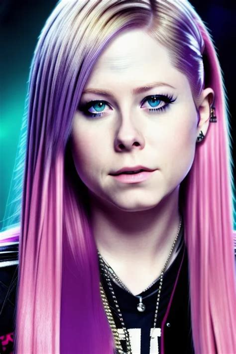 Dopamine Girl Avril Lavigne Ultra Detailed Face 64k V8vyderygxd