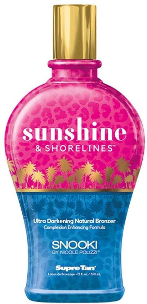 Supre Tan Snooki Sunshine And Shorelines Natural Bronzer Tanning Lotion 12 Oz