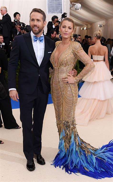 Ryan Reynolds And Blake Lively From 2017 Met Gala Red Carpet Couples