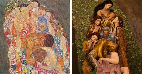 Photographer Inge Prader Recreated Gustav Klimts Famous Paintings From