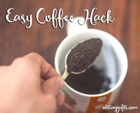 Easy Coffee Hack Delicious Coffee Without The French Press Oh Tiny