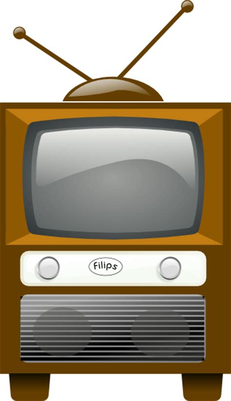 Antique Television Clip Art At Vector Clip Art Online Royalty Free And Public Domain
