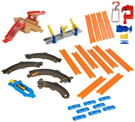Hot Wheels Super Track Pack Stunt Set With Loop Jump Launcher Curve