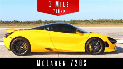 2019 Mclaren 720s Standing Mile Top Speed Test Youtube