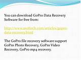 Free Gopro Recovery Software Images