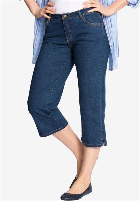 Capri Stretch Jean Clothes Plus Size Outfits Plus Size Jeans