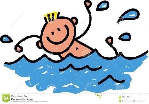 Kids Swimming Animated Free Download On Clipartmag