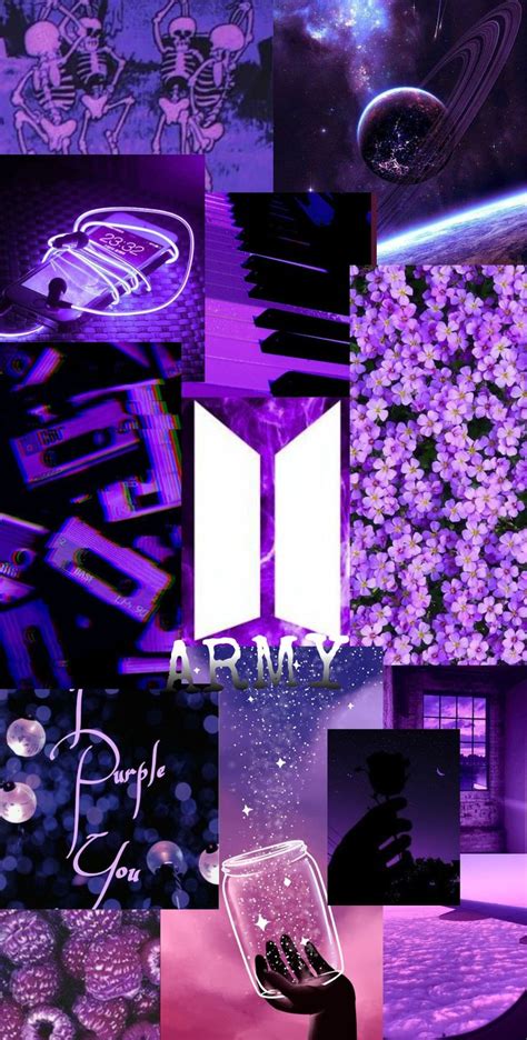 Outstanding Bts Collage Wallpaper Aesthetic Purple You Can Get It For Free Aesthetic Arena
