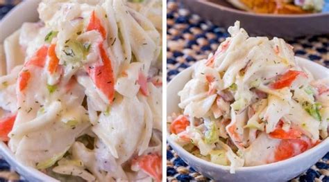I actually enjoyed making this recipe so much i made it into a crab salad sandwich to enjoy. Crab Salad with celery and mayonnaise is a delicious and ...