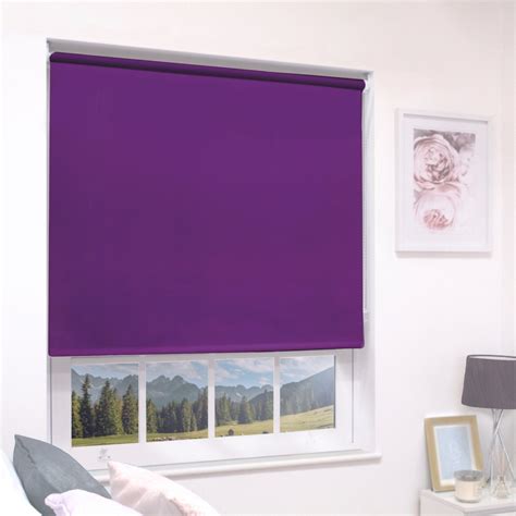 Aubergine Blackout Roller Blind Caecus Blinds