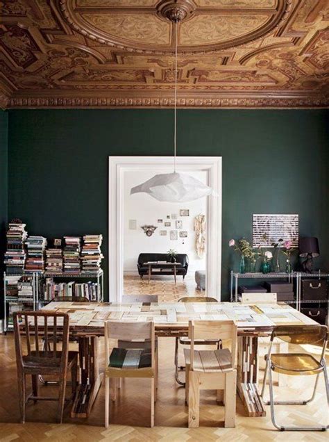 Five Stylish Hunter Green Decor Ideas Décor Aid Green Dining Room