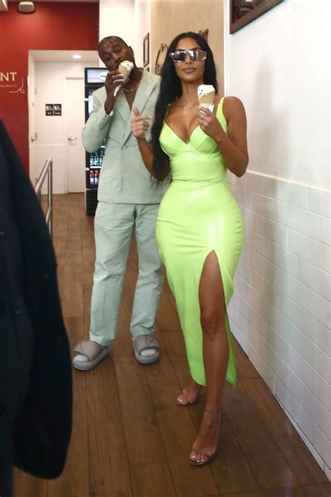 Kim Kardashian Gets A Helping Hand From Her Man Kanye West While They
