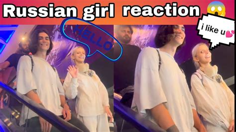 Cute Russian Girl Reaction 😱🥰 Russian Girl Ne Bola I Like You 😍 Youtube