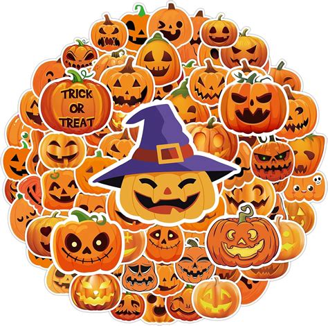 279 Pcs Halloween Pumpkin Stickers For Kids Vinyl