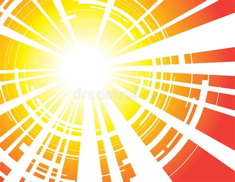 Background Abstract Sun Rays Stock Vector Illustration Of Focus Hole