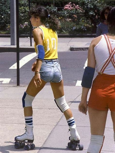 Vintage Shots Of Beautiful Girls In Blue Denim Shorts 22 Pics