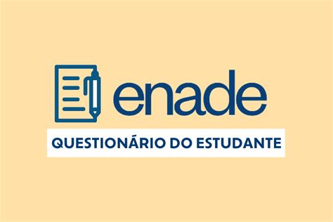 Enade Inep Gov Br Questionario Do Estudante