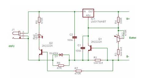 Quick and Easy Lithium Ion Battery Charger schematic