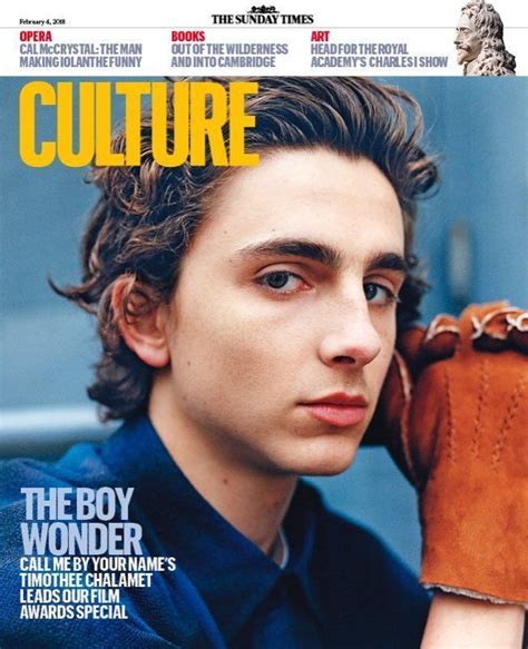 Culture Magazine Feb 2018 Call Me By Your Name Timothee Chalamet Cover