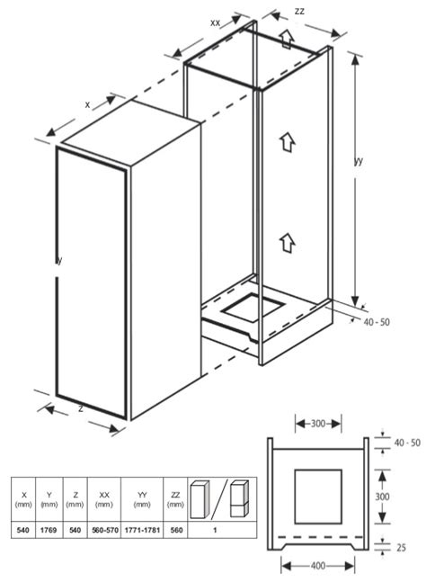 Wondering what refrigerator dimensions best fit in your space? Buy Belling BTL177 Built In Larder Fridge (444443620 ...