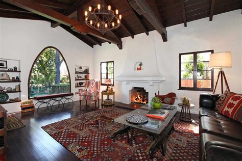 Before And After The Beverly Grove Renovation Spanish Living Room Spanish Home Decor Spanish