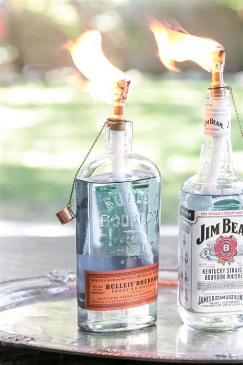 Finding a good man is like finding a needle in a haystack: 10 Creative Things You Can Do with Empty Whiskey Bottles