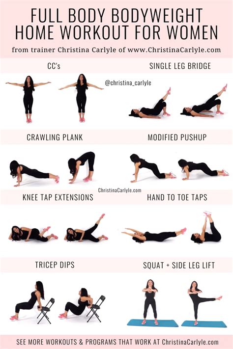 Easy Body Weight Exercises For Beginners Eoua Blog