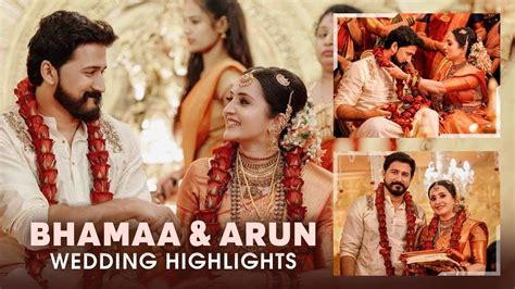 Gauahar khan and zaid darbar: Bhama Marriage Video | Actress Bhama Wedding Reception ...