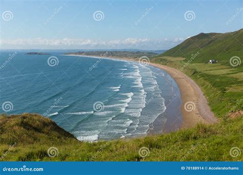 Rhossili Beach The Gower Peninsula South Wales One Of The Best Beaches