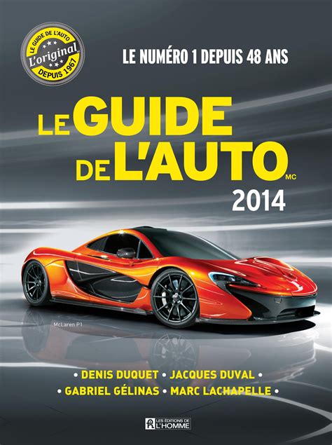 Livre Guide De Lauto 2014 Les Éditions De Lhomme