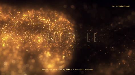 Golden Glitter Particles Titles Download Rapid 25542712 Videohive After