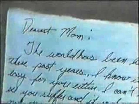 Letter to friend about theatres in your town: gias mother reads a letter from gia - YouTube