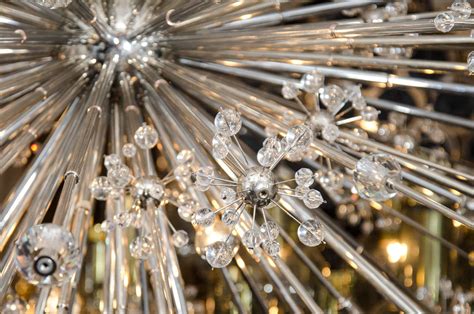 Gorgeous crystal chandelier was custom built for you. Huge Custom Crystal Starburst Sputnik Chandelier For Sale ...