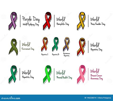 Hemophilia Ribbon Poster Cartoon Vector Cartoondealer The Best Porn Website