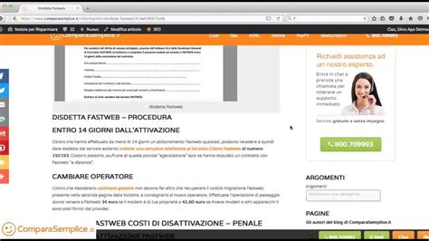 Fatichi ad effettuare una disdetta tim telecom per decesso? Come fare disdetta Fastweb - Disdire contratto ADSL o ...