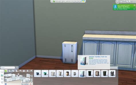 Mod The Sims Nanocan Touchless Trash Can Override By Melbrewer367