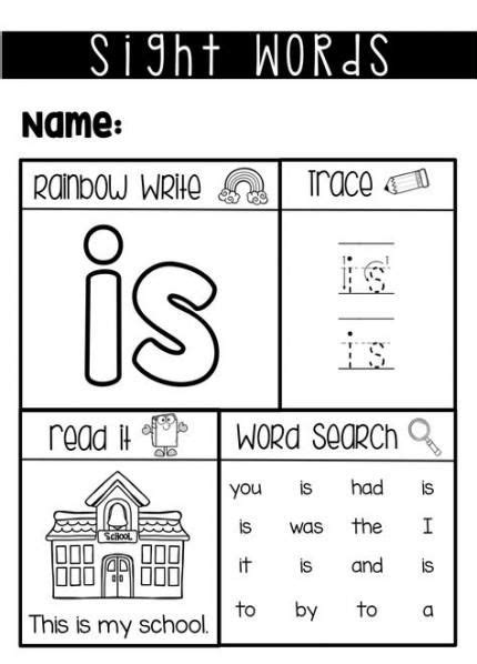 27 Ideas For Sight Word Games For Kindergarten Vowel Sounds Sight