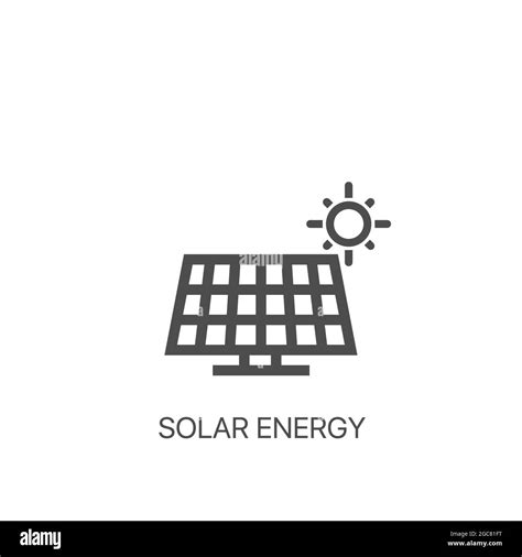 Solar Energy Simple Vector Icon Renewable Energy Solar Panels Station