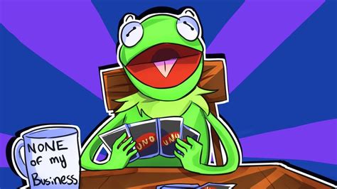 Kermit Plays Uno Uno Funny Moments Youtube